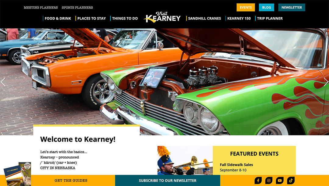 Visit Kearney website by Hollman Media